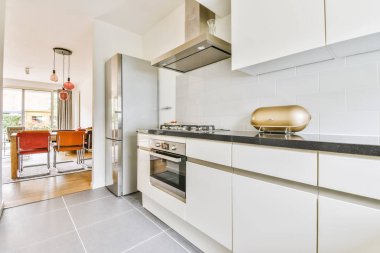 Sevimli mutfak alanı.