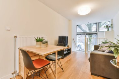 Mutfaklı oturma odası