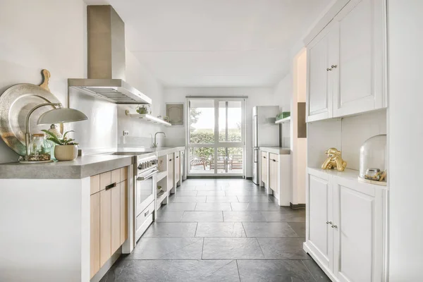 Beautiful kitchen design — Stock Photo, Image