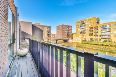 Balkondan harika bir manzara.