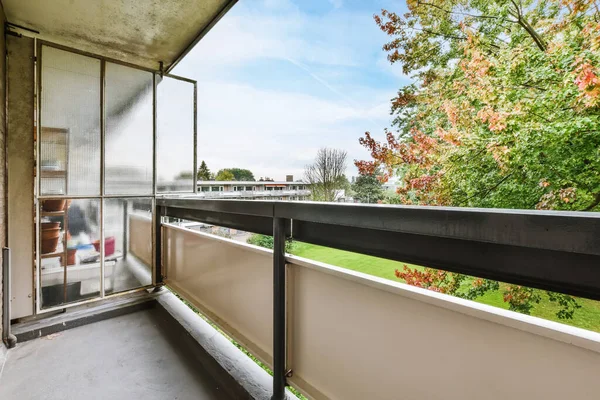 Comfortable long balcony — Stockfoto