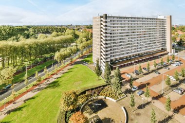 İkamet alanının İHA görüntüsü