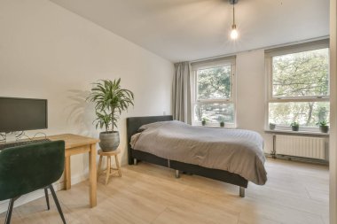 Parlak yatak odası tasarımı