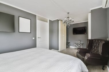 Parlak yatak odası tasarımı