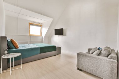 Parlak yatak odası tasarımı