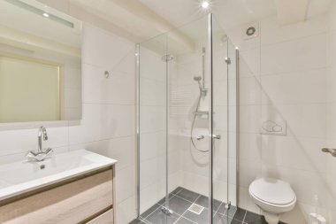 modern beyaz banyo