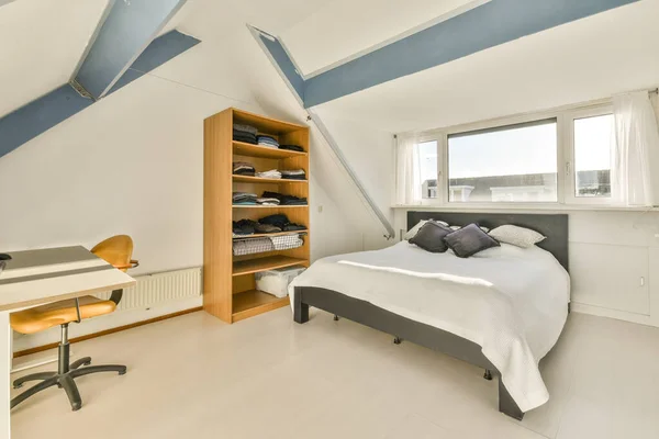 Vacker sovrum design — Stockfoto