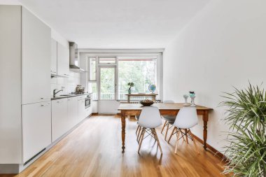 İyi tasarlanmış mutfak.