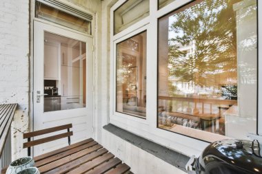 Muhteşem küçük balkon.