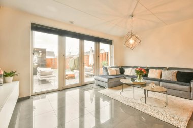 Tüm aile için oturma odası.