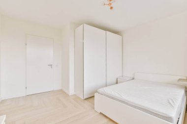 beyaz yatak odası iç