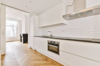 Güzel kurgulanmış mutfak.