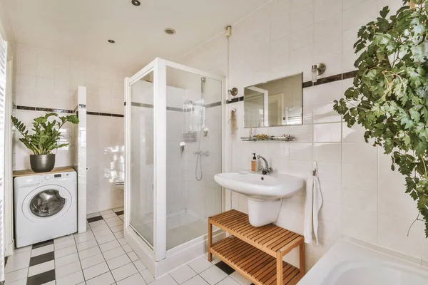 Bathroom and washin room — стоковое фото