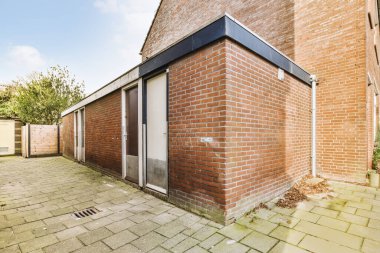 Corner of extension in patio
