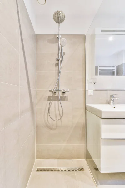 Shower box in modern bathroom — Stock Photo, Image