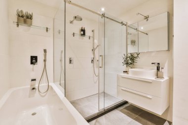 Zarif banyo tasarımı.