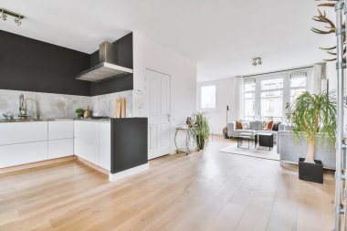 Bir mutfağın içi.