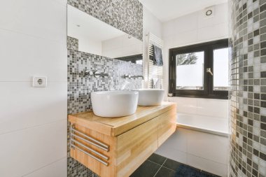 Zarif banyo tasarımı.