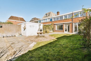 Evin güzel verandasının manzarası