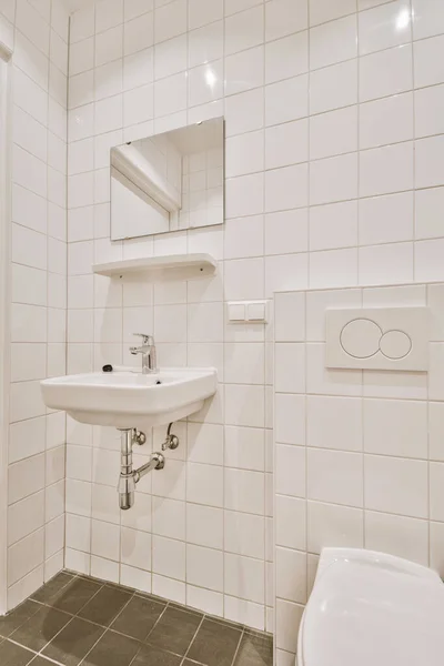 Design Interiores Belo Elegante Banheiro — Fotografia de Stock