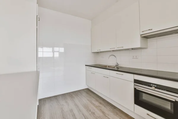 Interior Kitchen Modern Apartment — стоковое фото