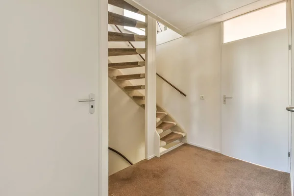 Salão Escadas Luxo Design Especial Uma Casa Elegante — Fotografia de Stock