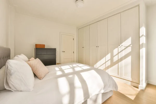 Розкішна Спальня Будинку Красивому Дизайні — стокове фото