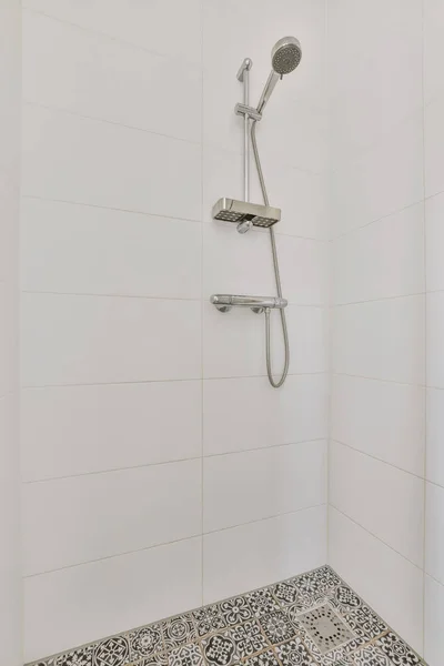 Interior Contemporary Bathroom Shower Place Toilet Minimal Style Flat — ストック写真