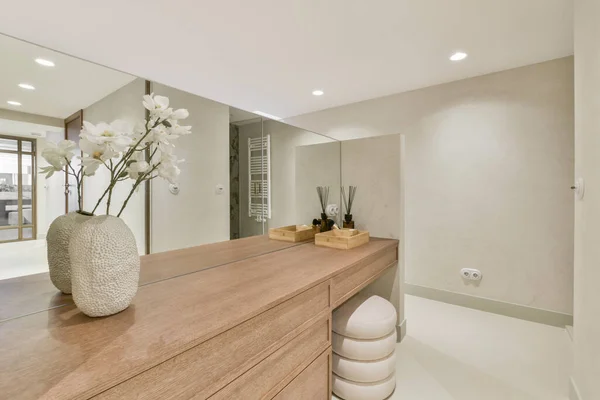Quarto Luxo Casa Belo Design — Fotografia de Stock