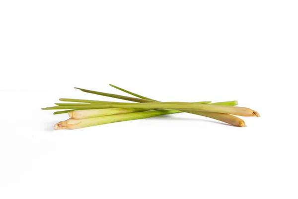 Lemongrass Isolated White Backgroun — Stockfoto