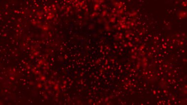 Animasyon Renkli Parçacıklar ve Dalgalar Arkaplanı