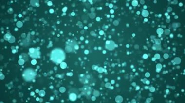 Uçan Yuvarlak Parçacıklardan Animasyon Çok Renkli Arkaplan