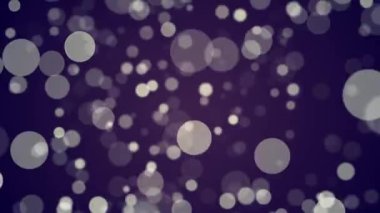 Uçan Yuvarlak Parçacıklardan Animasyon Çok Renkli Arkaplan