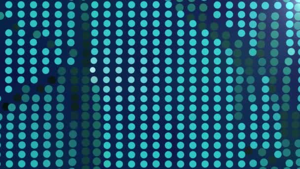 Animated Multicolored Background Moving Waves Particles — Stock Video