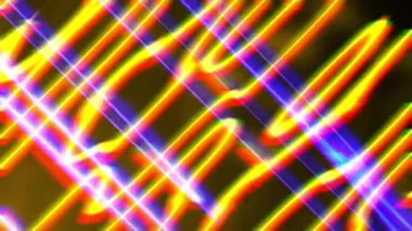 Çizgiler ve dalgaların renkli soyut arkaplanı