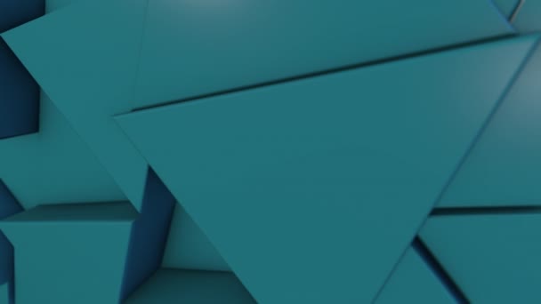 Animated Abstract Fundo Multicolorido Triângulos Móveis — Vídeo de Stock