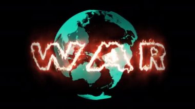 Dünya Gezegeni 'ni Ateş Metni Savaşı ile Döndüren Canlandırma