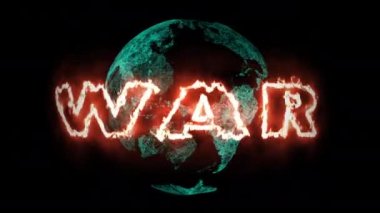 Dünya Gezegeni 'ni Ateş Metni Savaşı ile Döndüren Canlandırma