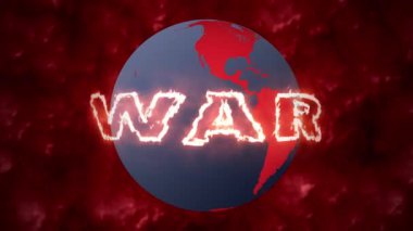 Dünya Gezegeni 'ni Ateş Metni Savaşı ile Döndüren Canlandırma
