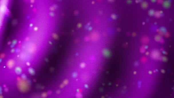 Fabric Movable Multi Colored Animated Background Circles — Stockvideo