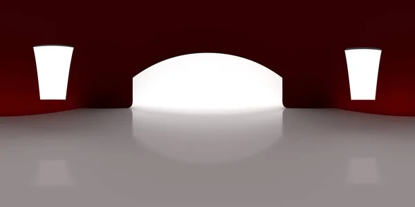 360 degree panorama studio map with reflections 3d render illustration hdri hdr vr virtual reality 8K