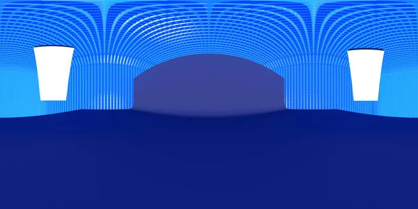 360 degree panorama studio map with reflections 3d render illustration hdri hdr vr virtual reality 8K