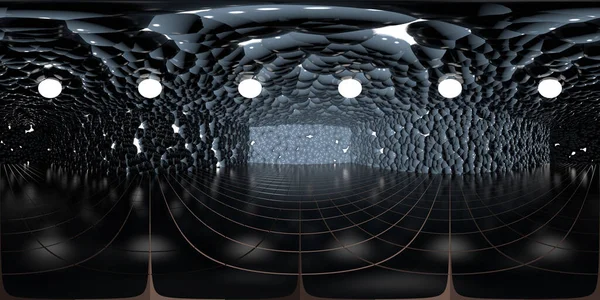 360 degree panorama studio map with reflections 3d render illustration hdri hdr vr virtual reality 8K