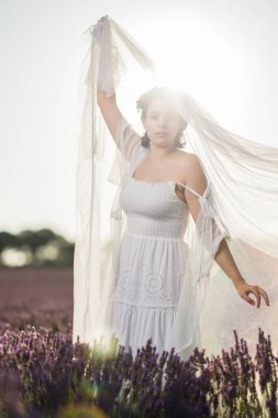 Mor ve menekşe aromalı güzel çiçekler. Guadalajara Castilla la la mancha 'da rahatla ve çiçek al.