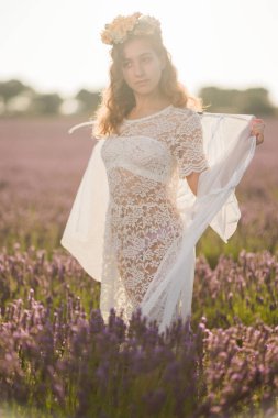 Mor ve menekşe aromalı güzel çiçekler. Guadalajara Castilla la la mancha 'da rahatla ve çiçek al.