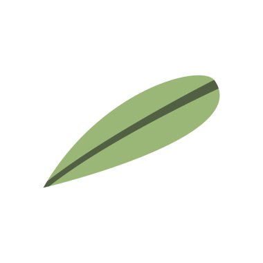 Şirin yeşil yaprak. Sonbahar düz ikonu. Tebrik kartları, posterler, afişler ve el ilanları için düşen yaprakların dizaynına. Hasat günü, Şükran Günü, Cadılar Bayramı objesi. Mevsimlik elementler. Sonbahar ögesi.