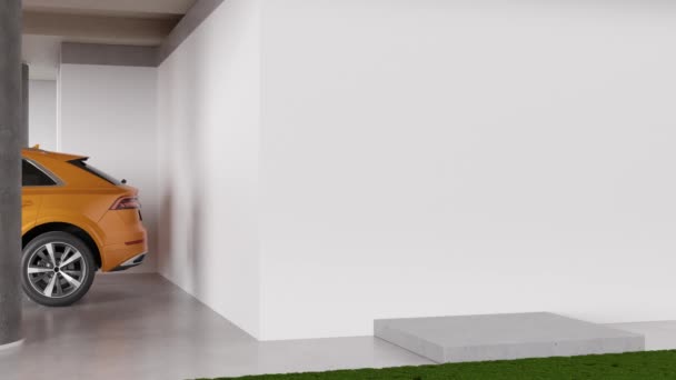 Pompa Panas Udara Luar Ruangan Modern Ramah Lingkungan Pemanasan Simpan — Stok Video