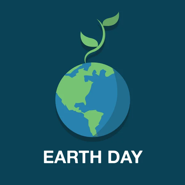 World Earth Day Vector Illustration — Stock Vector