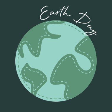 Dünya Günü için Vektör İllüstrasyonu