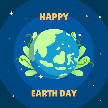 Dünya Günleri için Vektör İllüstrasyonu